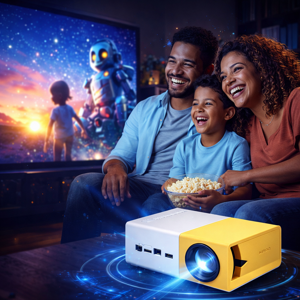 MINI PROYECTOR PORTATIL 1080P