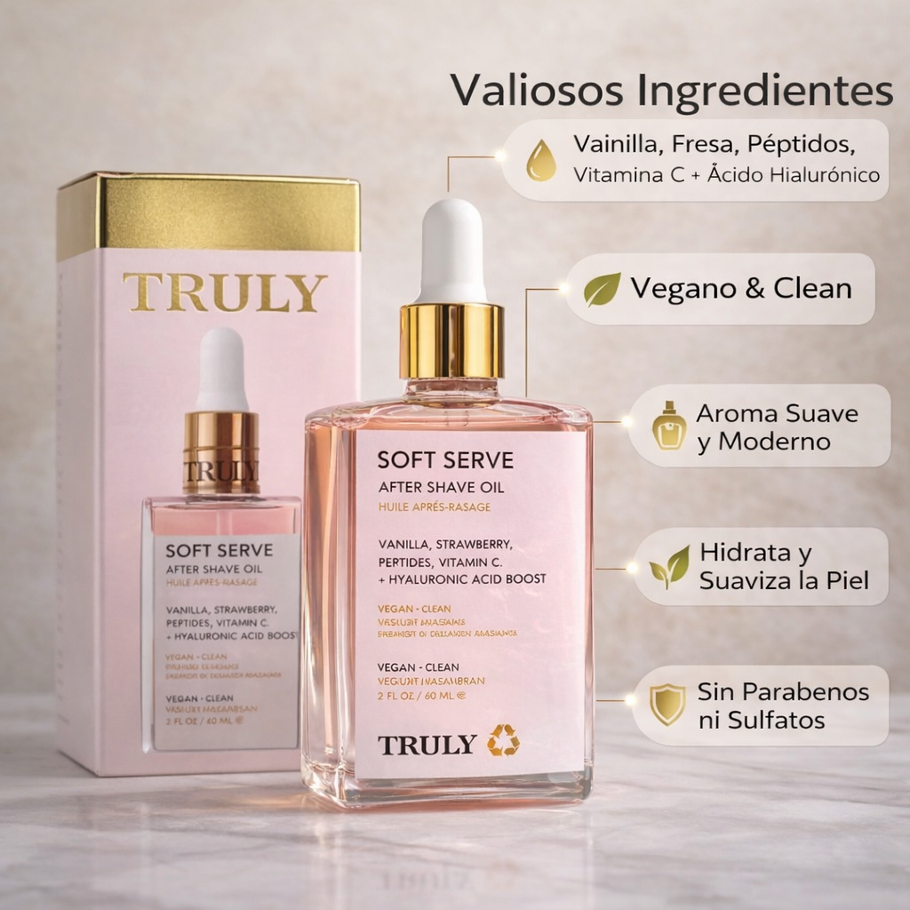 Truly - Soft Serve After Shave Hidratante para zonas intimas