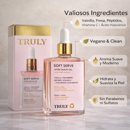 Truly - Soft Serve After Shave Hidratante para zonas intimas