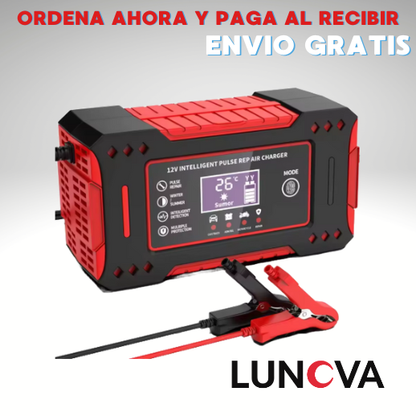 CARGADOR DE BATERIA AUTOMOTRIZ 12V