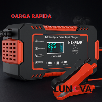 CARGADOR DE BATERIA AUTOMOTRIZ 12V