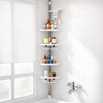 ESQUINERO ORGANIZADOR DE BAÑO 4 NIVELES