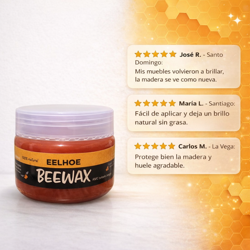 CERA BEEWAX RESTAURADORA DE MADERA 2X1