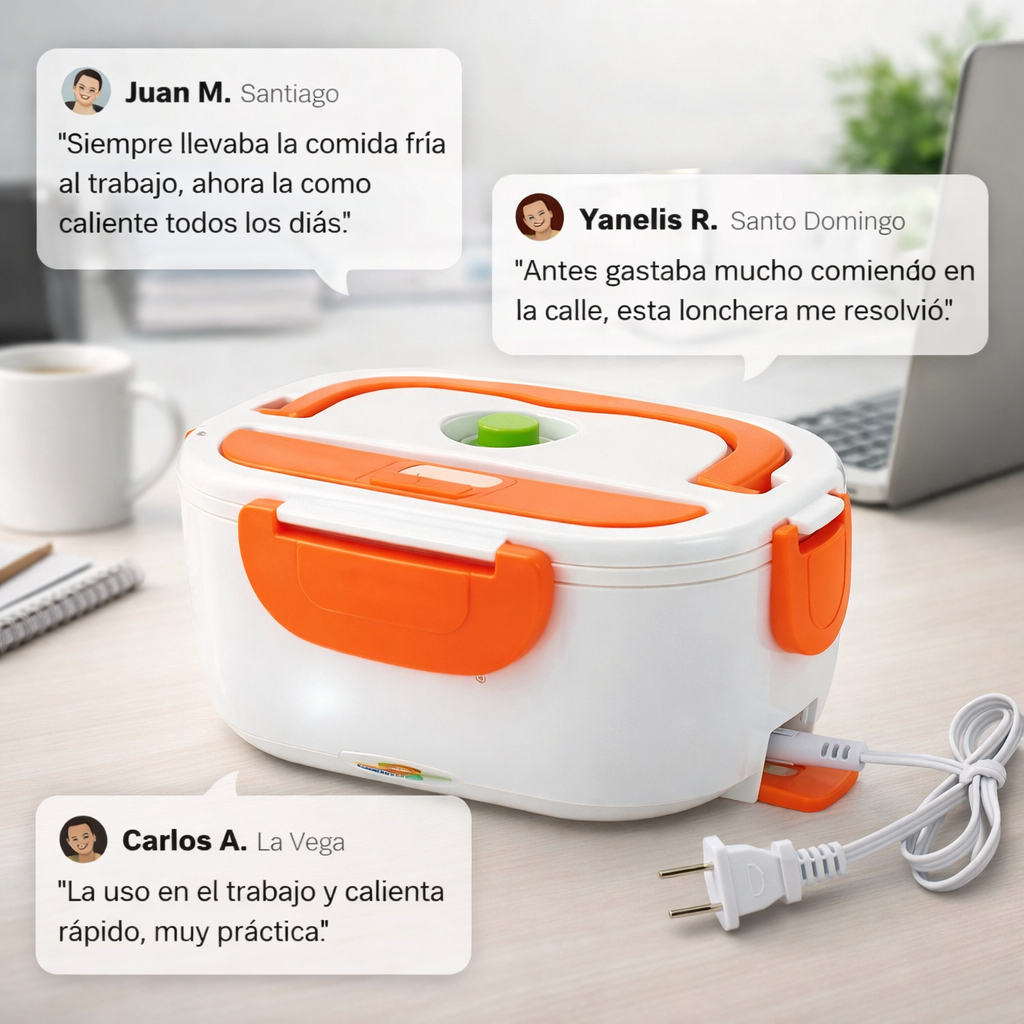 LONCHERA ELECTRICA - La Mejor Lonchera Para Calentar tus comidas