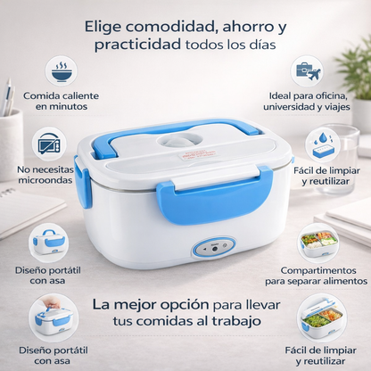 LONCHERA ELECTRICA - La Mejor Lonchera Para Calentar tus comidas
