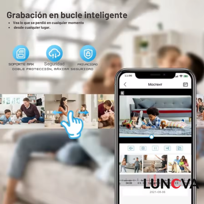 Cámara de Seguridad Tipo Bombillo 360°