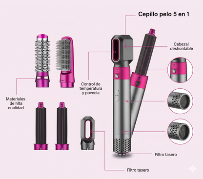 CEPILLO PARA PELO 5 EN 1