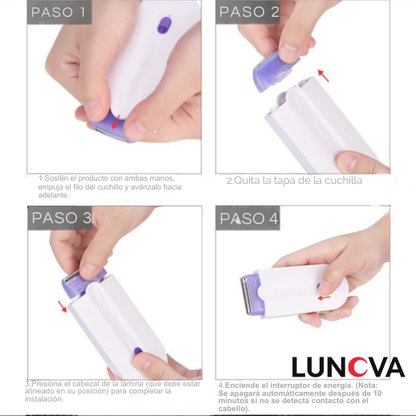 Lunova SilkPro™ - Depilación profesional con suavidad de seda