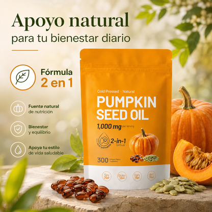 Aceite de Semilla de Calabaza Premium | Bienestar Natural Todos los Días