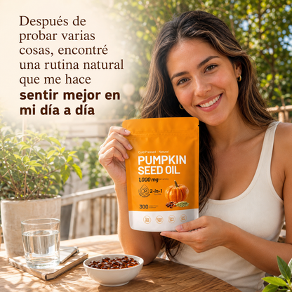 Aceite de Semilla de Calabaza Premium | Bienestar Natural Todos los Días