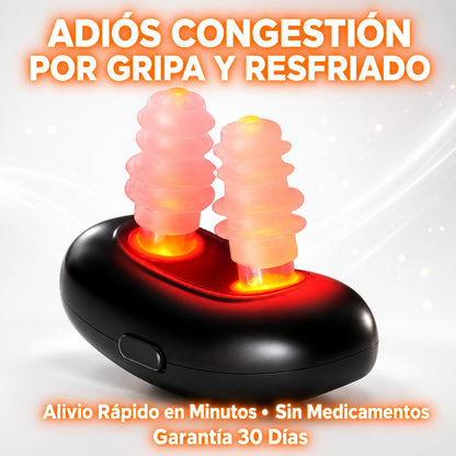 Alivio Nasal Infrarrojo™ - Descongestiona tu Nariz en Minutos | Adiós Gripa, Resfriado y Nariz Tapada