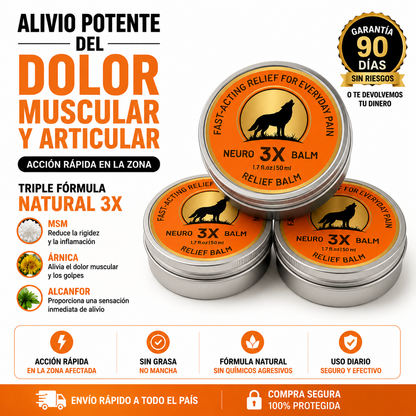 Neuro 3x Balm Alivio Rápido Natural