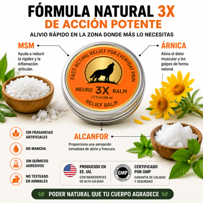 Neuro 3x Balm Alivio Rápido Natural