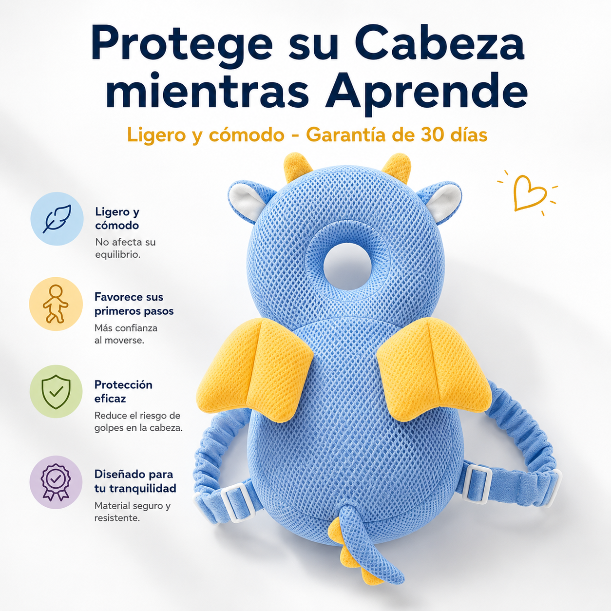 Pasitos Guardian - Protege su Cabeza mientras Aprende
