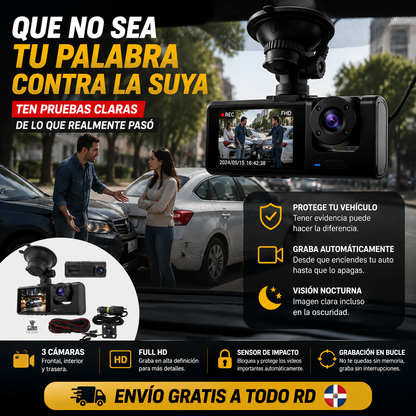 CÁMARA PARA CARRO 3 EN 1