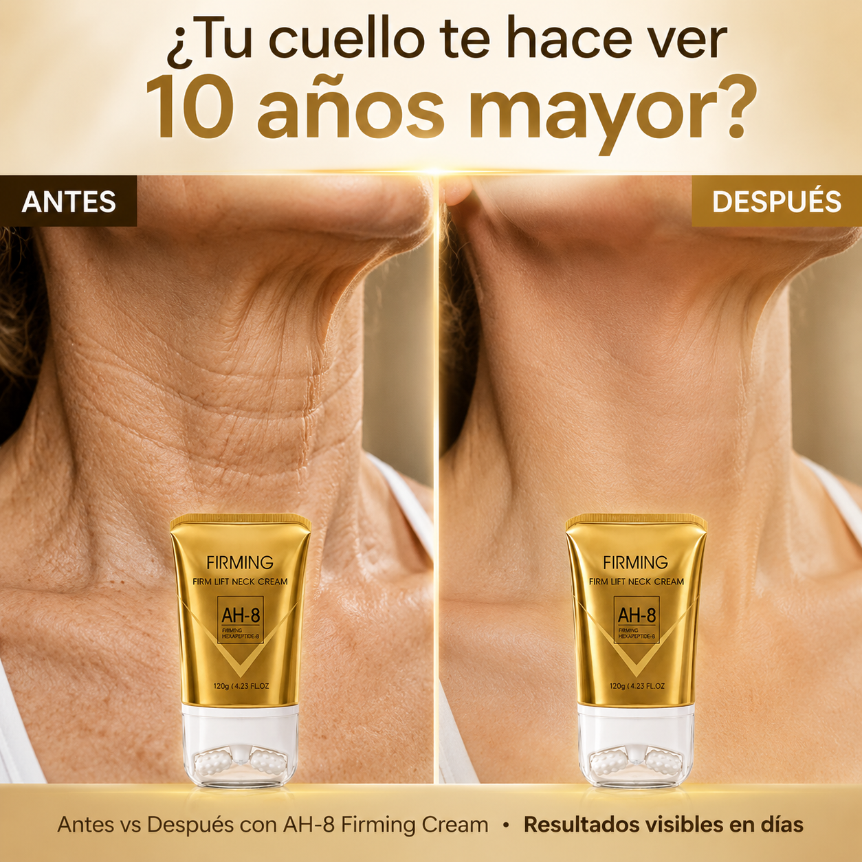 AH-8: Crema Anti-Flacidez para Cuello y Escote