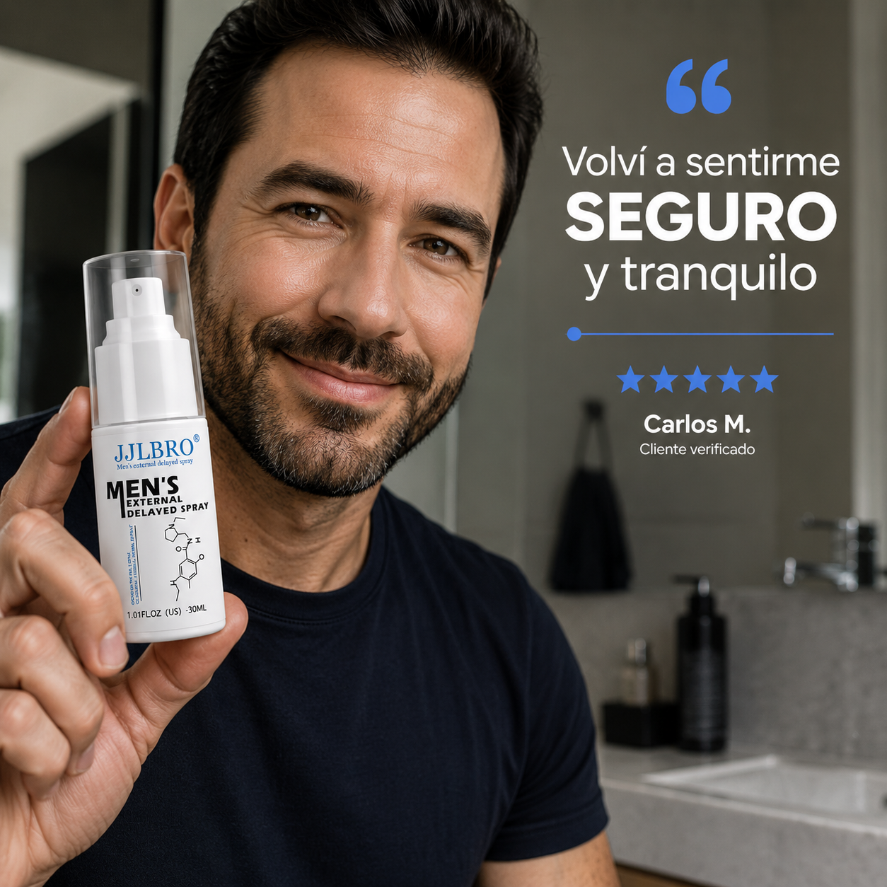 JILBRO® Spray Retardante Íntimo Masculino