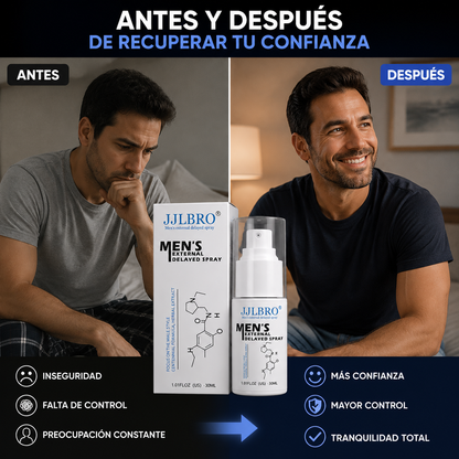 JILBRO® Spray Retardante Íntimo Masculino