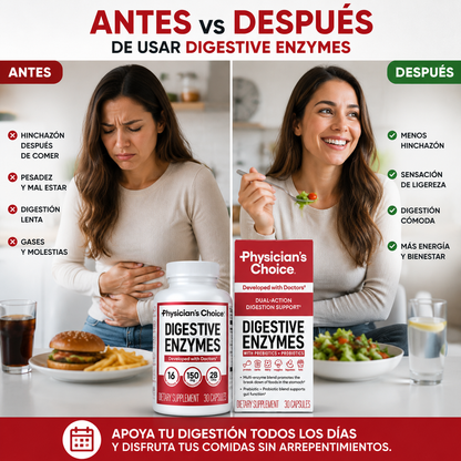 Fórmula 3 en 1 para una Digestión Ligera y sin Pesadez