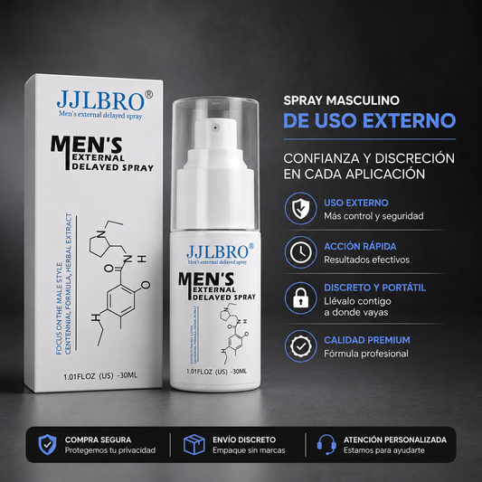 JILBRO® Spray Retardante Íntimo Masculino
