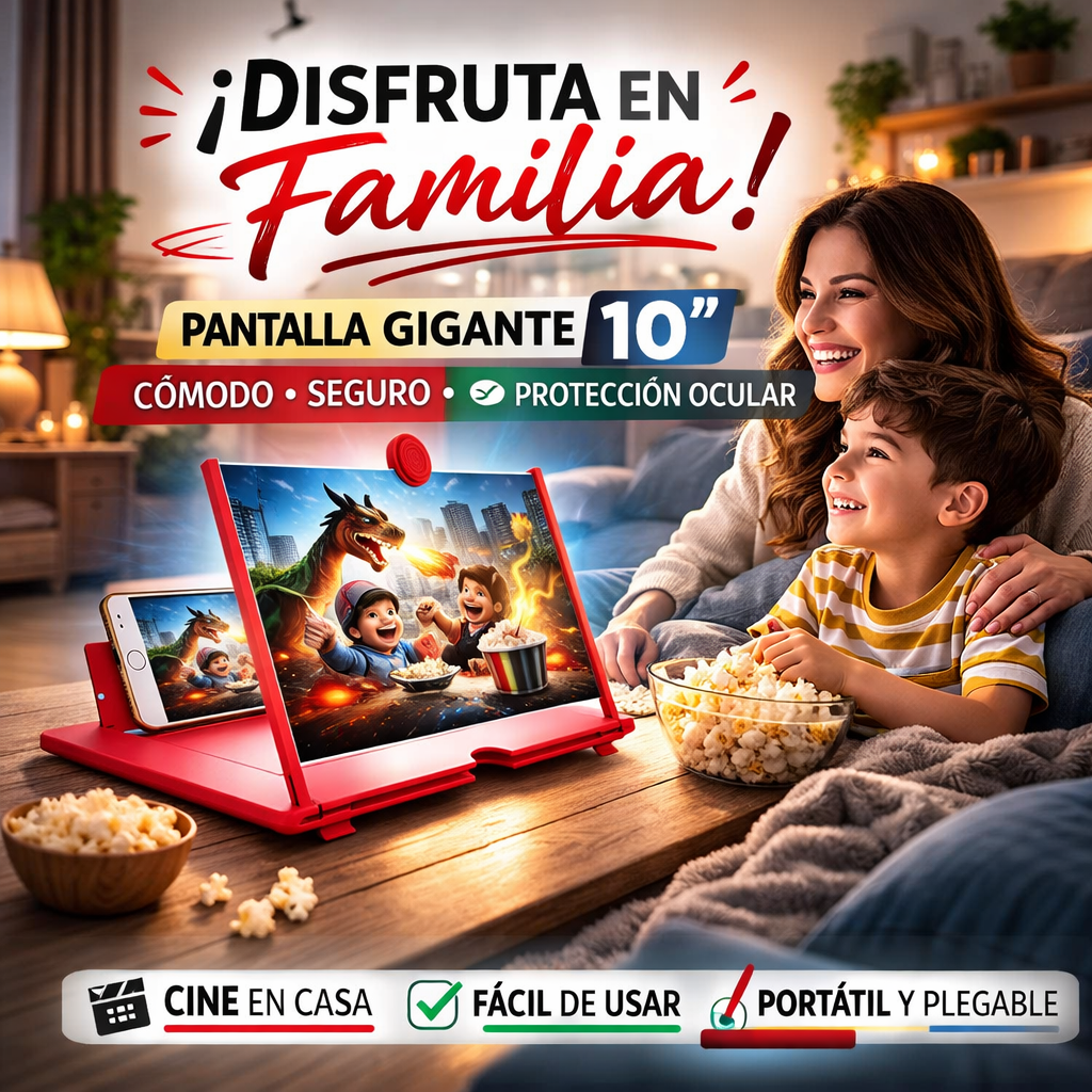 AMPLIFICADOR DE PANTALLA PARA CELULAR DE 10 PULGADAS