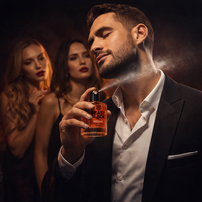 Beast Black Perfume con Feromonas