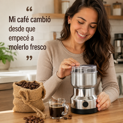 Molinillo de Cafe Electrico - Cafe fresco en solo segundos