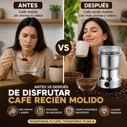 Molinillo de Cafe Electrico - Cafe fresco en solo segundos