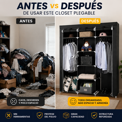 El Ropero Armable que Tranforma tu Espacio