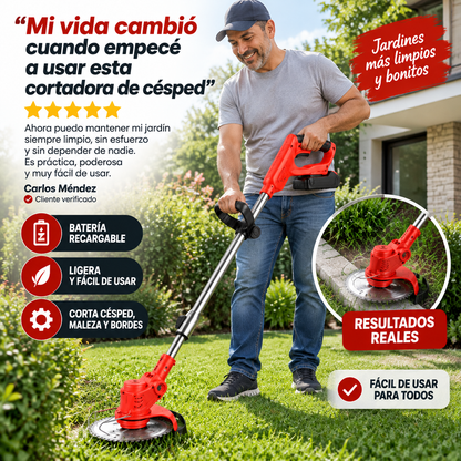 Cortadora de Césped Inalámbrica 48V: Tu Jardín Perfecto Sin Cables Ni Esfuerzo