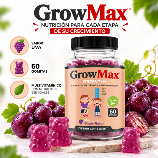 GrowMax™ | Nutrición que acompaña su crecimiento