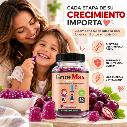 GrowMax™ | Nutrición que acompaña su crecimiento