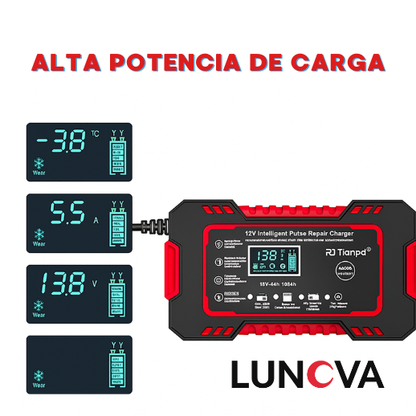 CARGADOR DE BATERIA AUTOMOTRIZ 12V