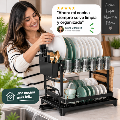 Escurridor de Platos Doble Nivel