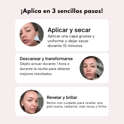 Mascarilla de Colágeno para Piel Vidrio