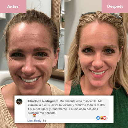 Mascarilla de Colágeno para Piel Vidrio