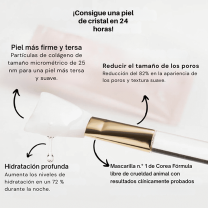 Mascarilla de Colágeno para Piel Vidrio