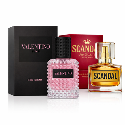 Perfumes Scandal y Valentino Kit 2x1 de 30ML
