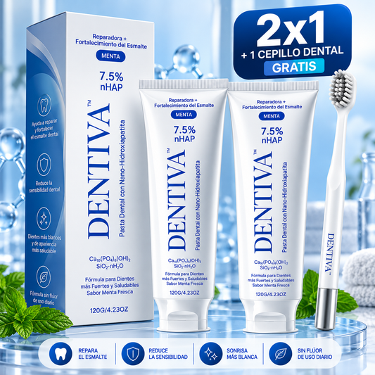 DENTIVA™ Pasta Dental Reparadora con Nano-Hidroxiapatita