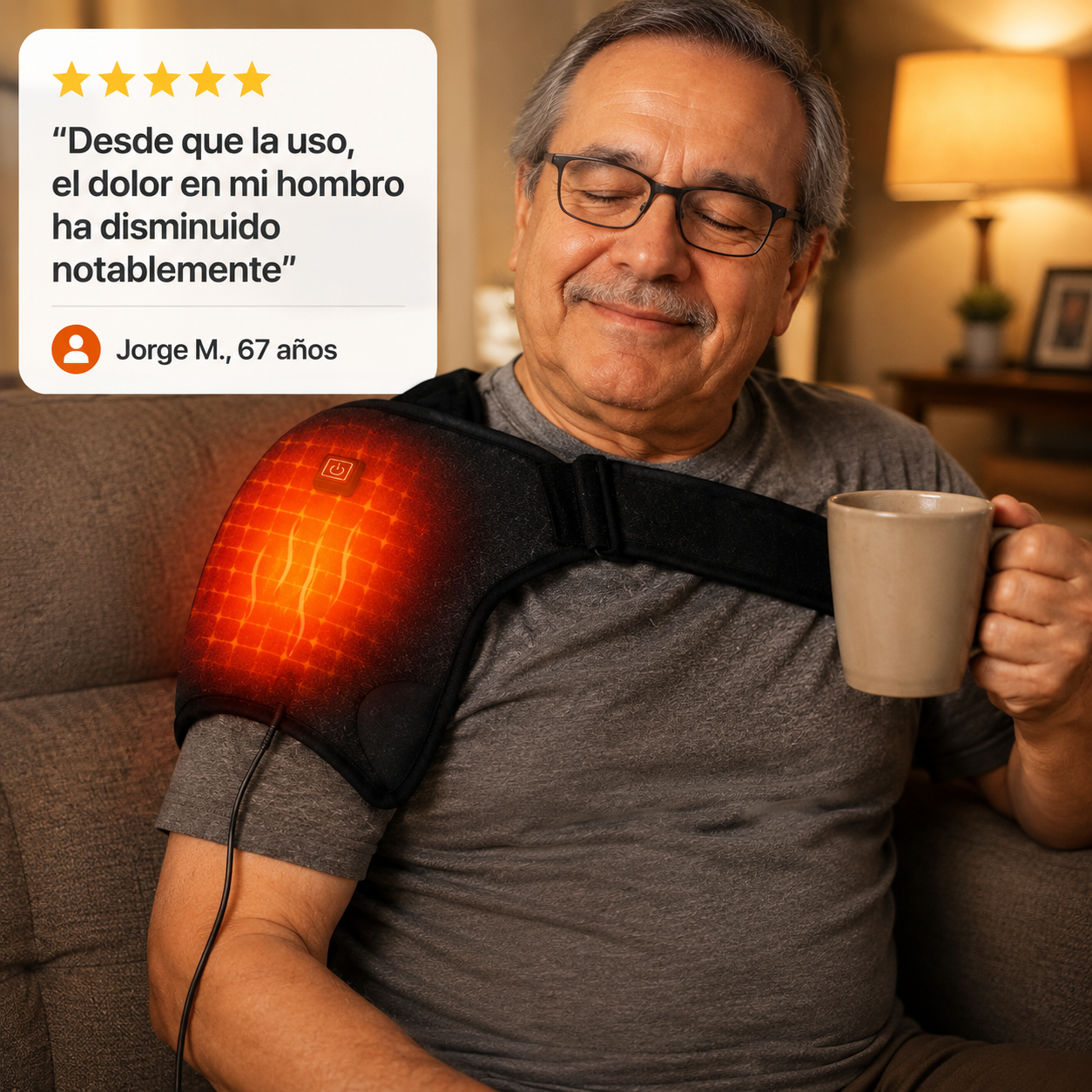 Hombrera Termica - Calor Terapeutico para aliviar el dolor y recuperar tu salud