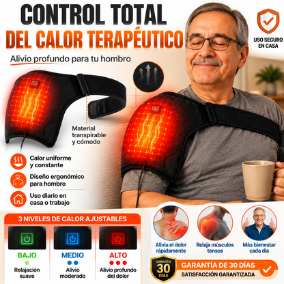 Hombrera Termica - Calor Terapeutico para aliviar el dolor y recuperar tu salud