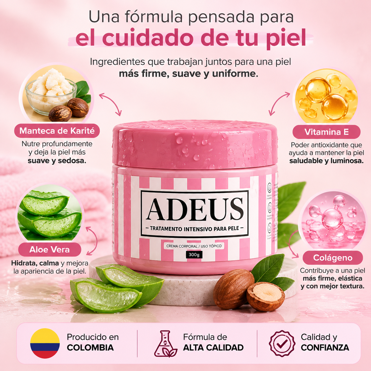 CREMA ADEUS™ Reafirmante Corporal