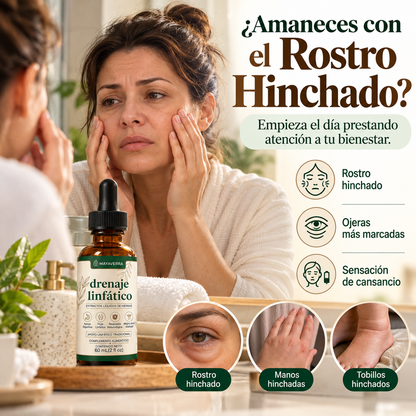 Gotas Naturales para Drenaje Linfático | Apoyo para la Hinchazón y Sensación de Ligereza