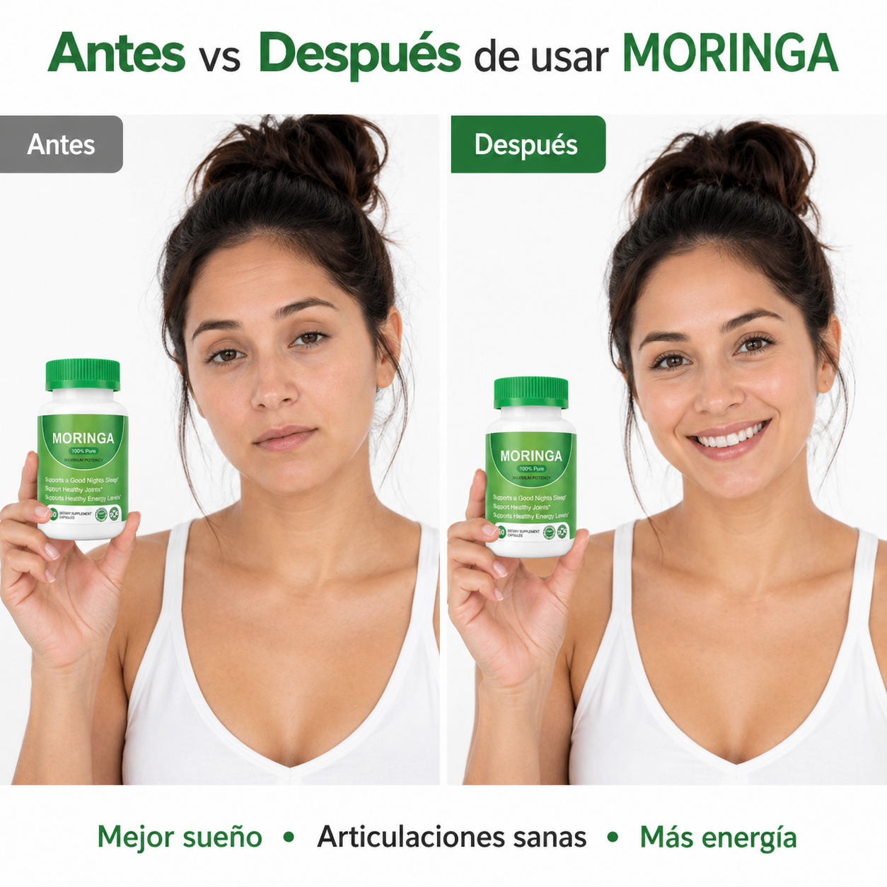 Moringa 100% Natural: Mejora tu Sueño, Articulaciones y Vitalidad