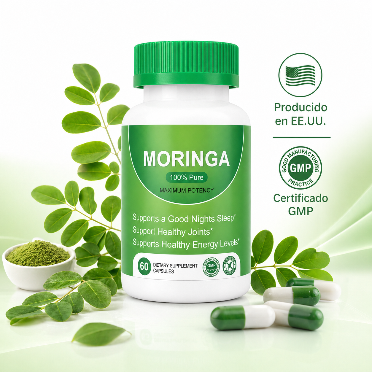 Moringa 100% Natural: Mejora tu Sueño, Articulaciones y Vitalidad