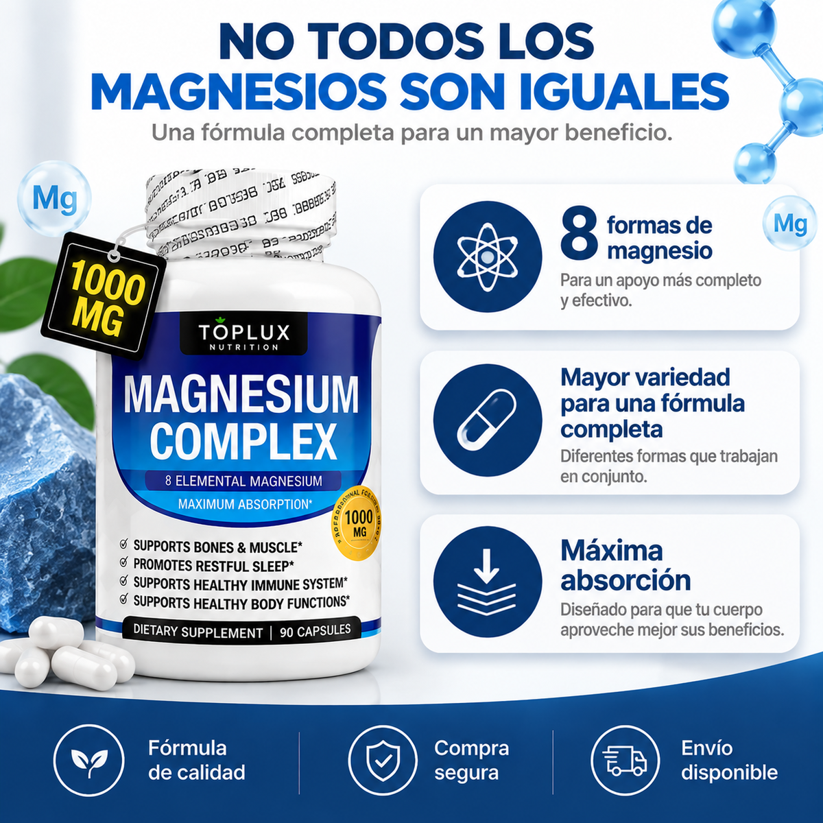 Magnesium Complex™ Recupera el equilibrio de tu cuerpo desde adentro