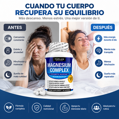 Magnesium Complex™ Recupera el equilibrio de tu cuerpo desde adentro