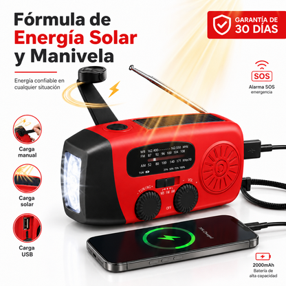 POWERSON Radio Solar de Emergencia