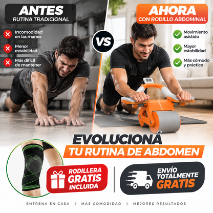 Rueda abdominal + Rodilleras y Envio Gratis