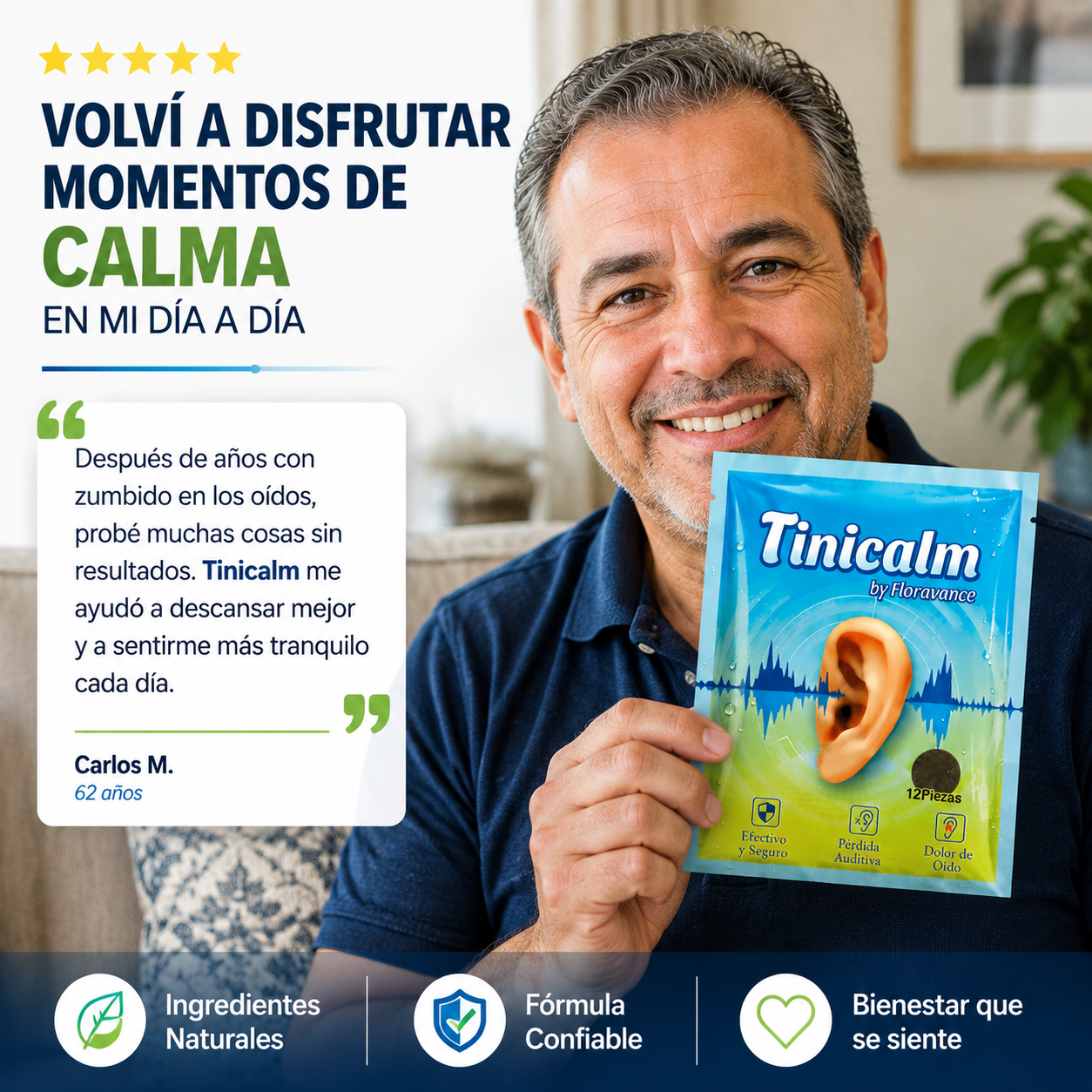 TiniCalm - Reduce los pitidos y zumbidos de forma natural